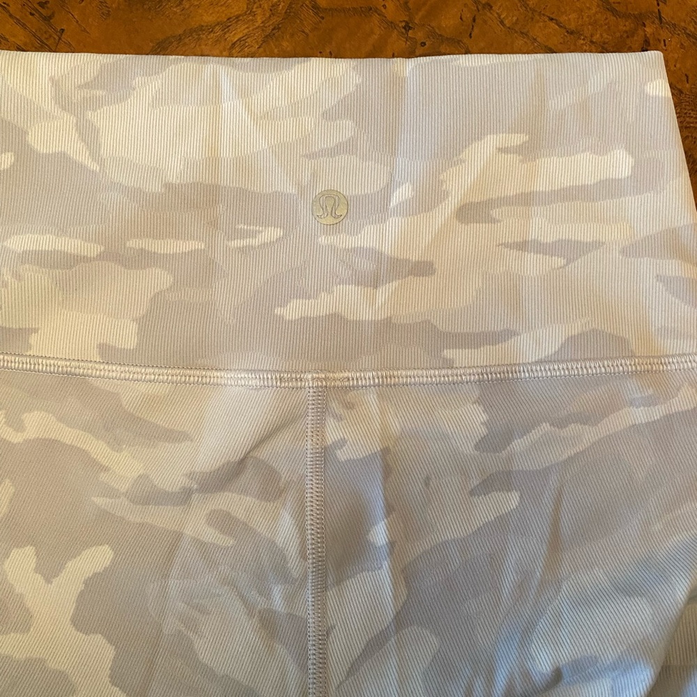 Lululemon white camo leggings